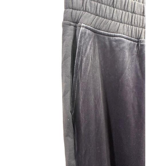 All Worthy Pants Womens Size Large Lavender Velvet Joggers Elastic Waistband - Picture 5 of 12